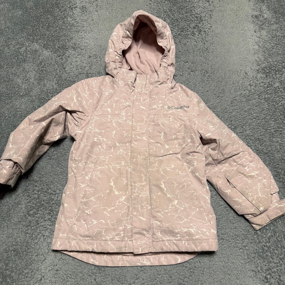 Columbia Coat Kids Youth XXS 4-5 Purple 3 in 1 Color Interchange Hooded Winter